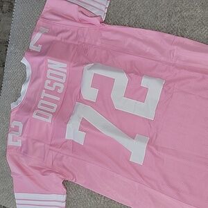 NEW Earl Dotson Jersey - green bay packers. Pink. XL. football. NFL.